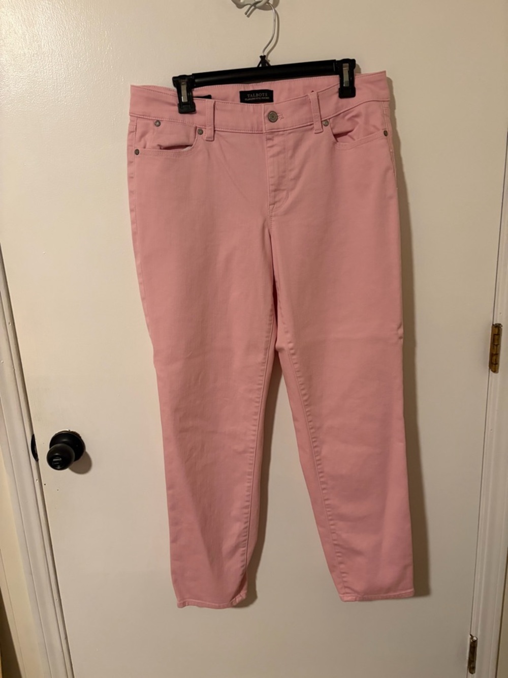 Talbots Pink Boyfriend Jeans - Mid-Rise Ankle - Picture 2 of 6